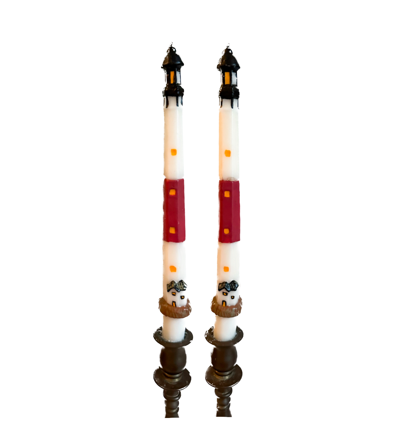 Vintage Lighthouse Taper Candles