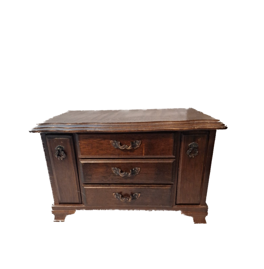 Vintage Wood Jewelry Box