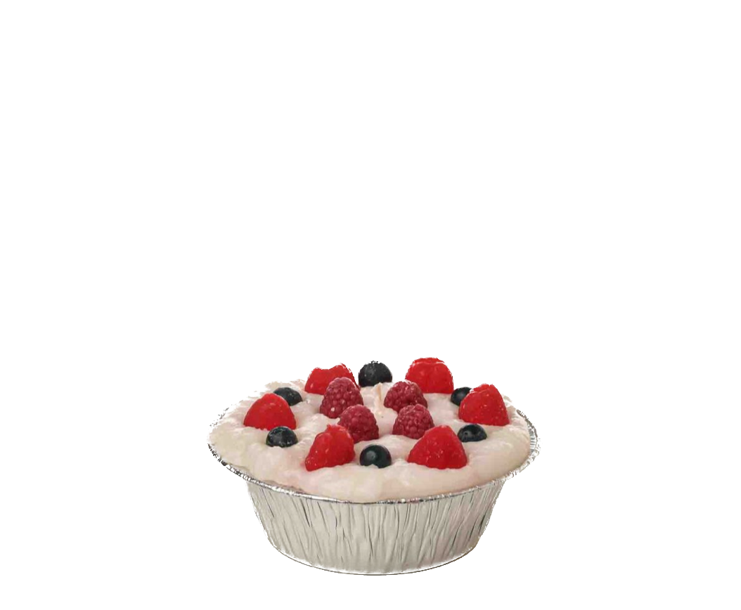 Small Holiday Berry Pie Candle