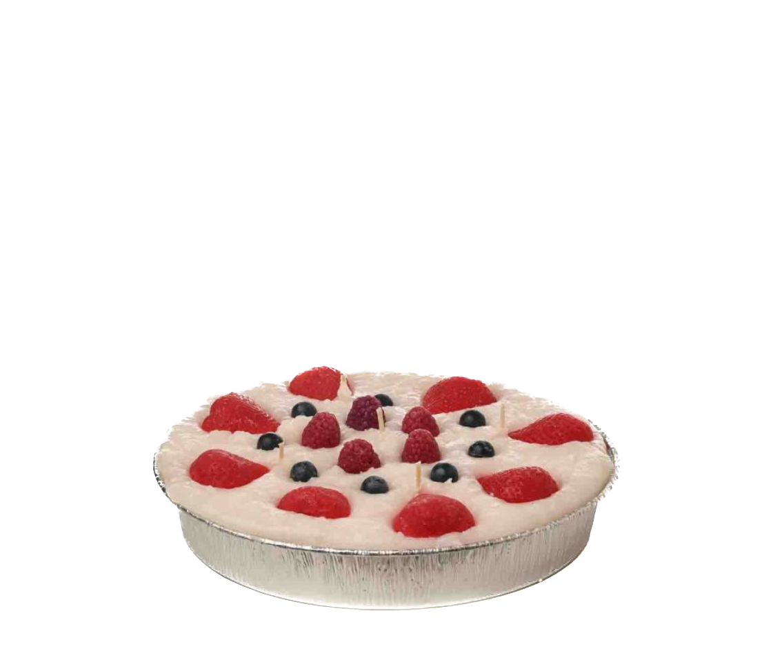 Large Holiday Berry Pie Candle