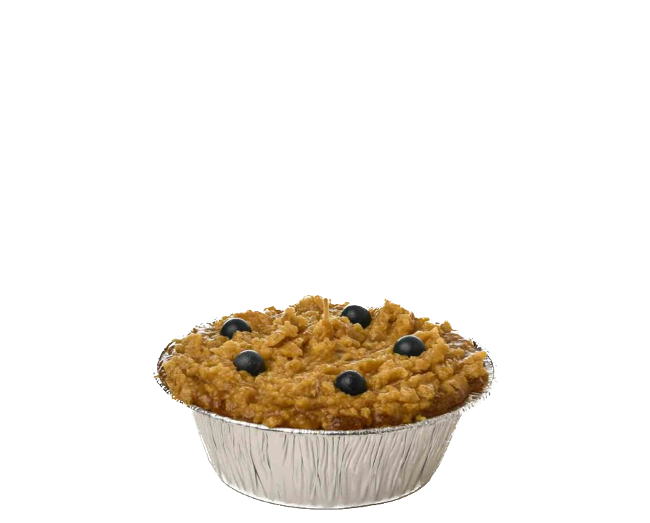 Small Holiday Blueberry Pie Candle