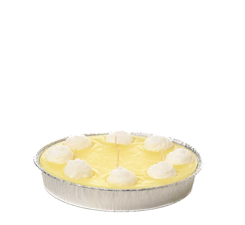 Large Holiday Lemon Pie Candle