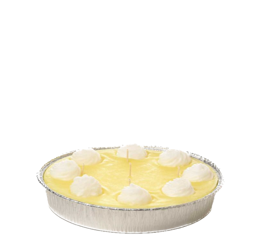 Large Holiday Lemon Pie Candle