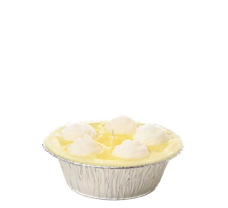 Small Holiday Lemon Pie Candle