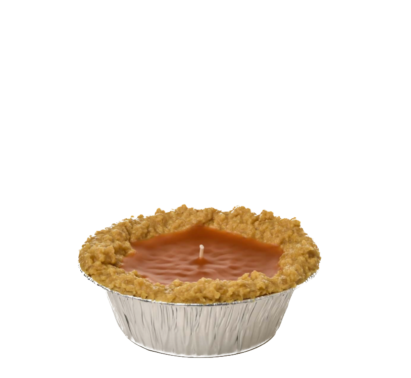 Small Holiday Pumpkin Pie Candle