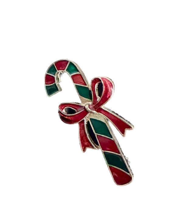 Vintage Candy Cane Pin