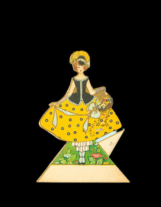 Vintage Spring Flower Girl Place Cards