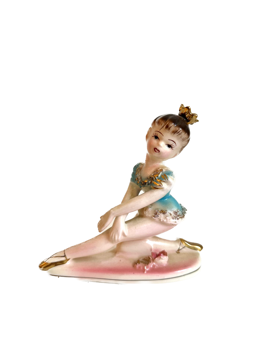 Vintage Ballerina Ceramic Figurine