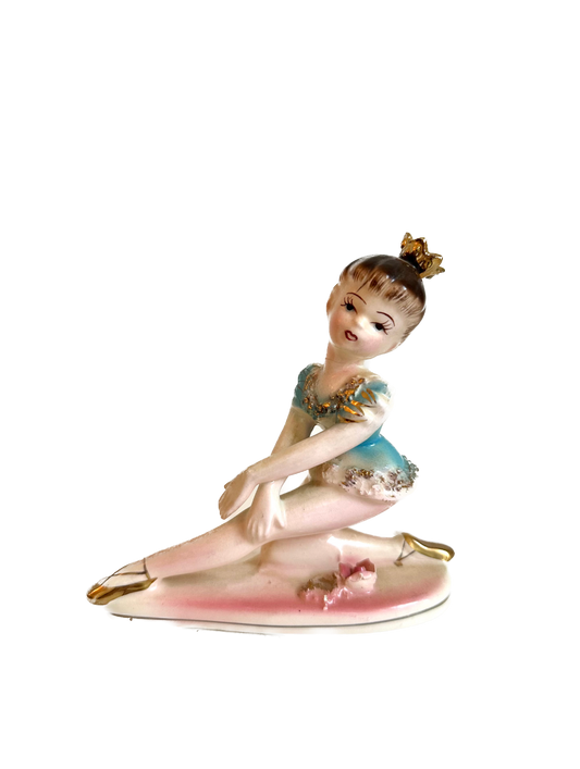 Vintage Ballerina Ceramic Figurine