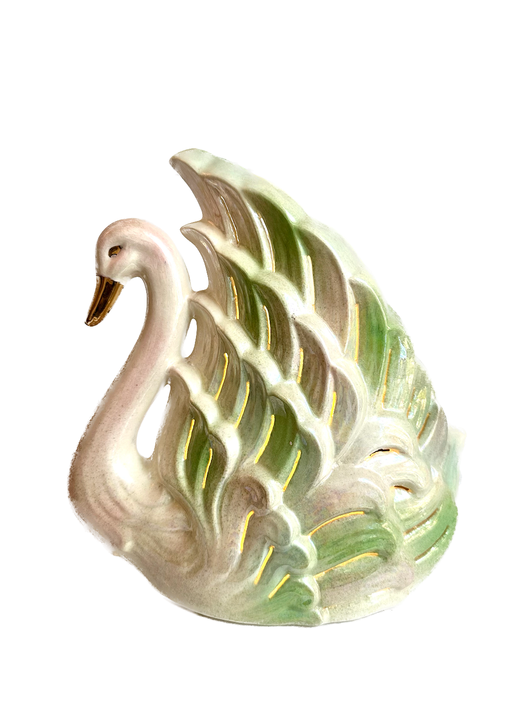 Vintage Swan TV Lamp