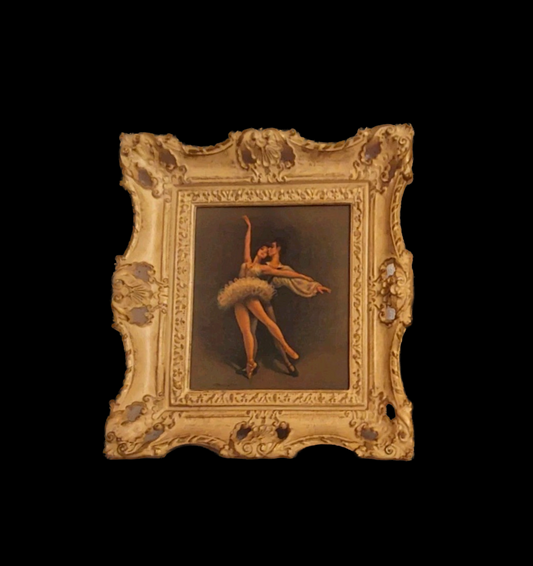 Vintage Ballerina Framed Print