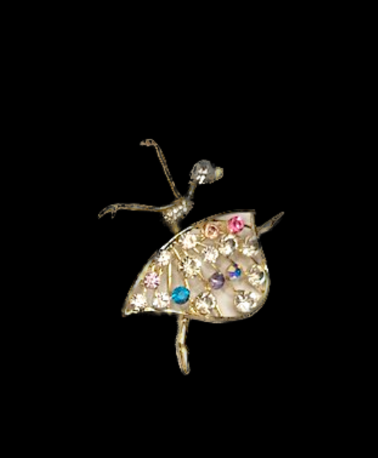 Vintage Ballerina Pin