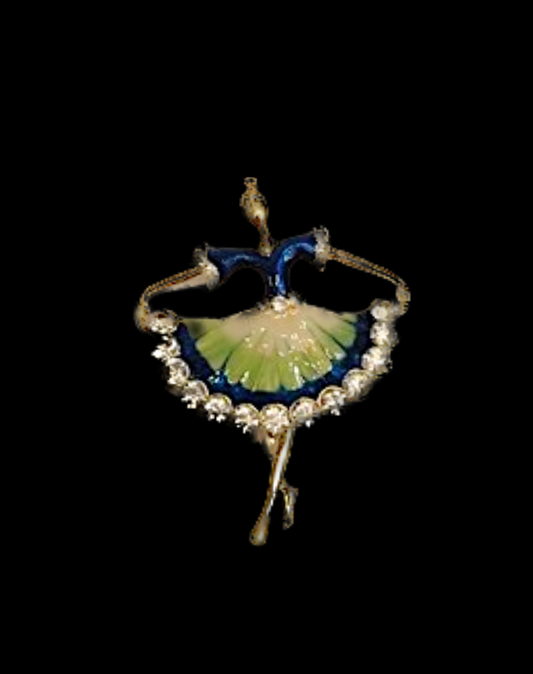 Vintage Ballerina Pin