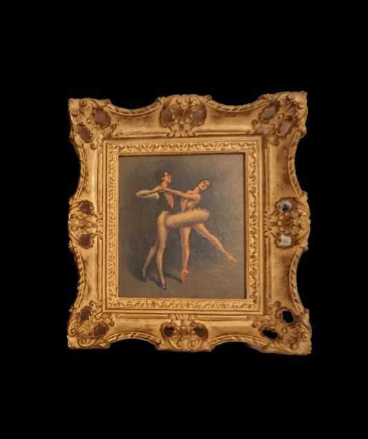 Vintage Ballerina Framed Print