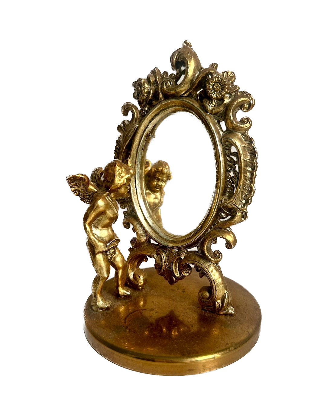Vintage Cherub Mirror
