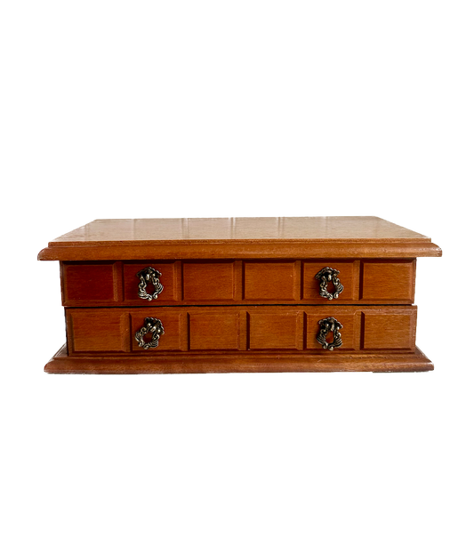 Vintage Wood Jewelry Box