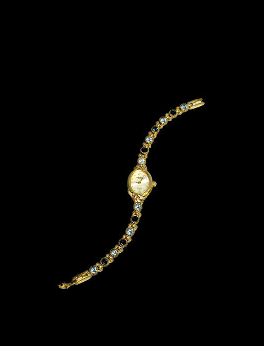 Vintage Watch with Jeweled Band