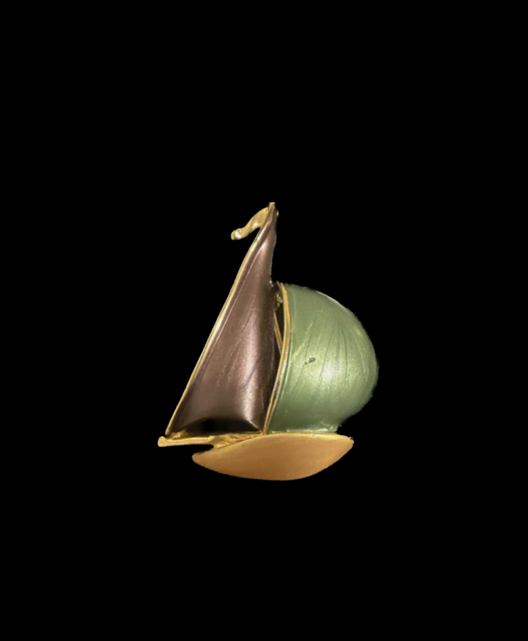 Vintage Sail Boat Pin
