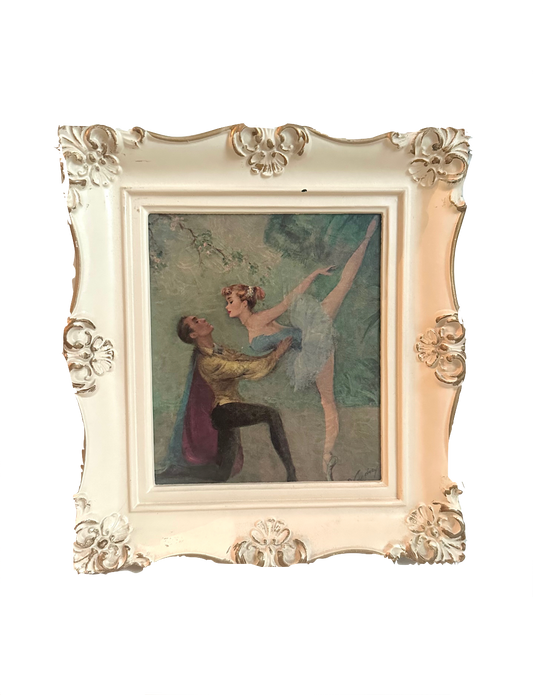 Vintage Ballerina Framed Print