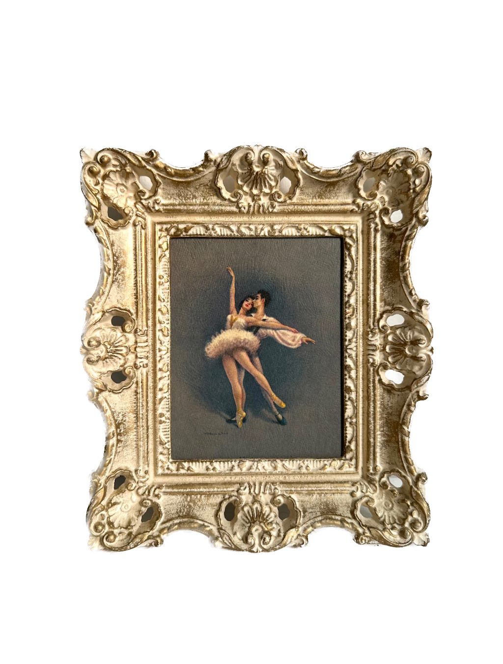 Vintage Ballerina Framed Print