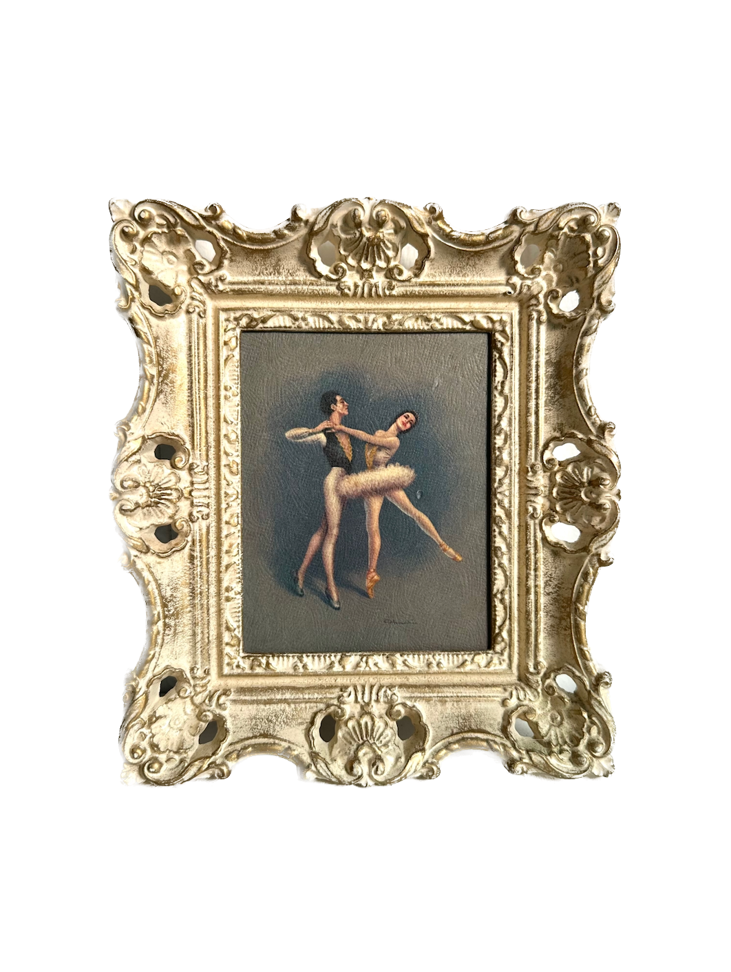 Vintage Ballerina Framed Print