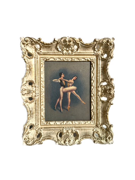 Vintage Ballerina Framed Print