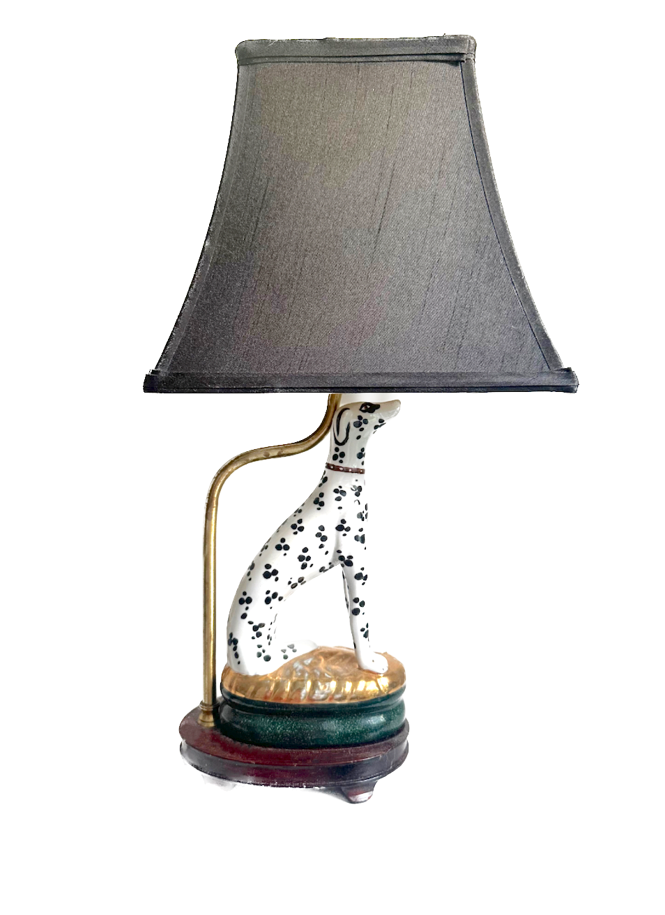 Vintage Dalmation Dog Lamp