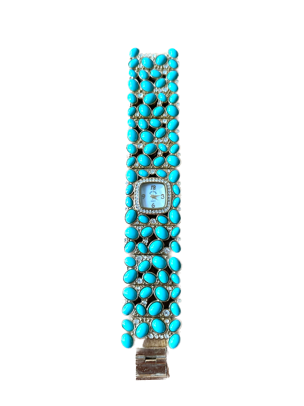 Vintage Turquoise Crystal Watch