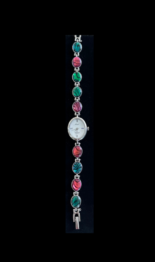 Vintage Multicolor Stone Watch