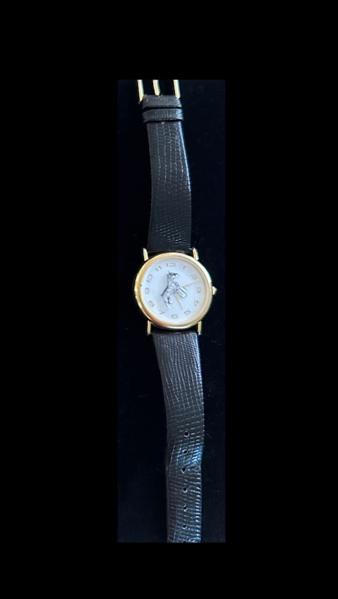 Vintage Wire Fox Terrier Dog Watch