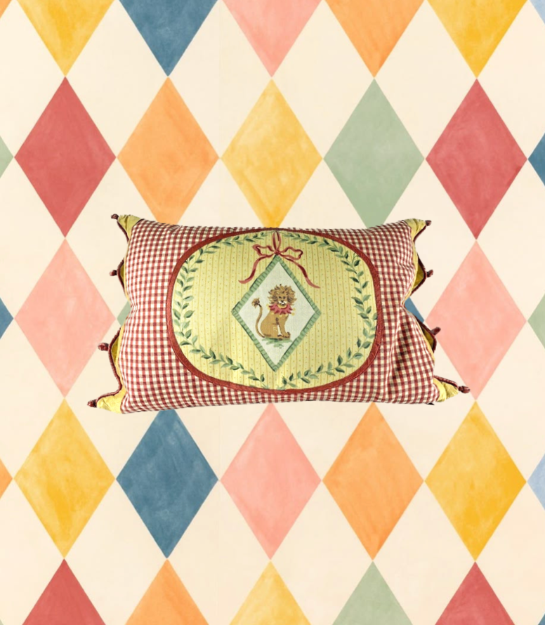 Vintage Lion Pillow Case