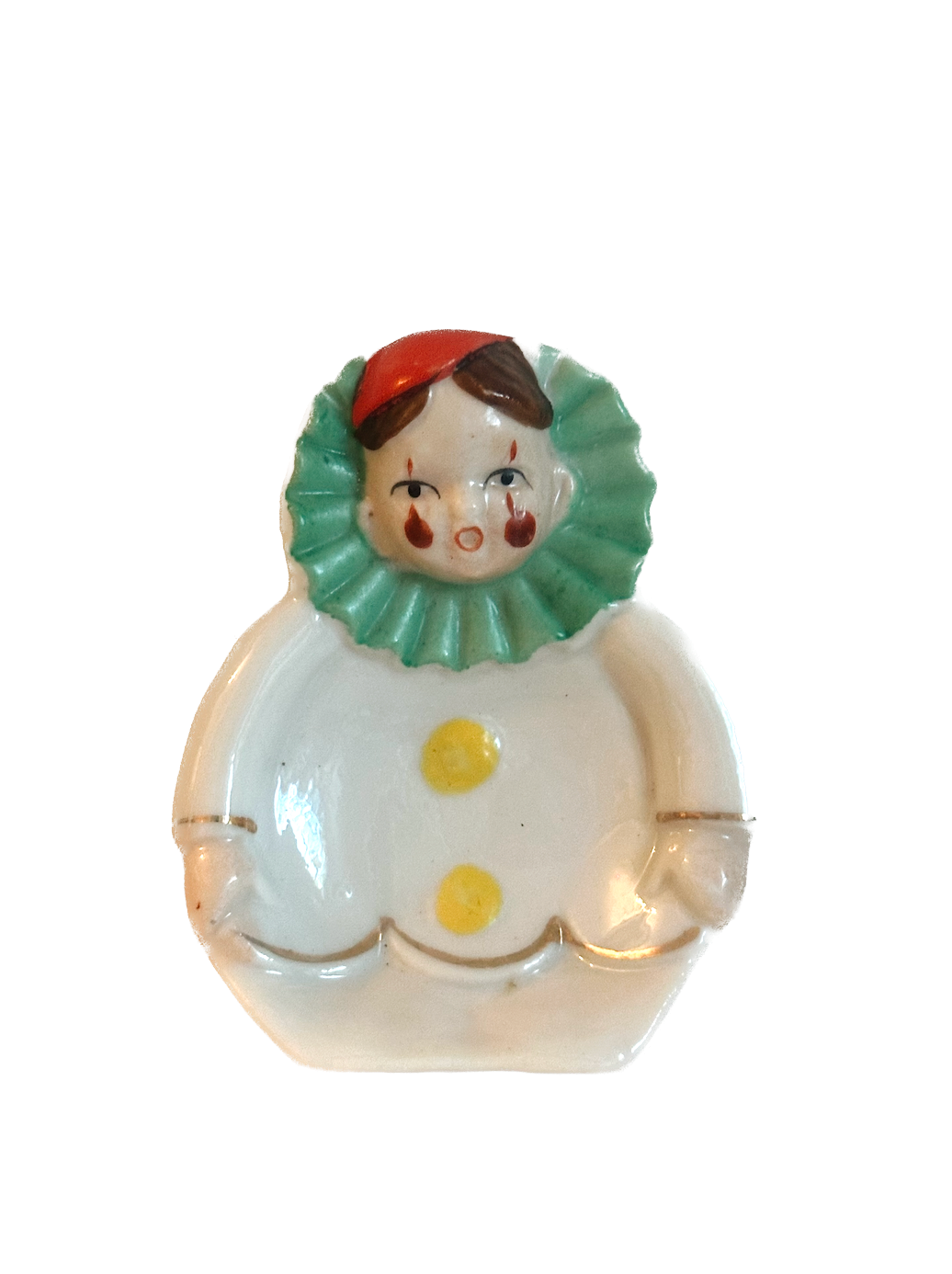 Vintage Pierrot Clown Mini Ashtray