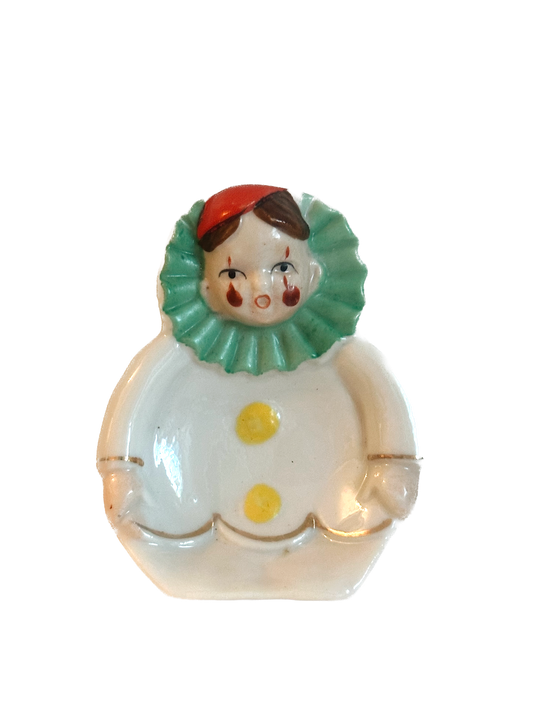 Vintage Pierrot Clown Mini Ashtray
