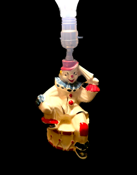 Vintage Clown Lamp