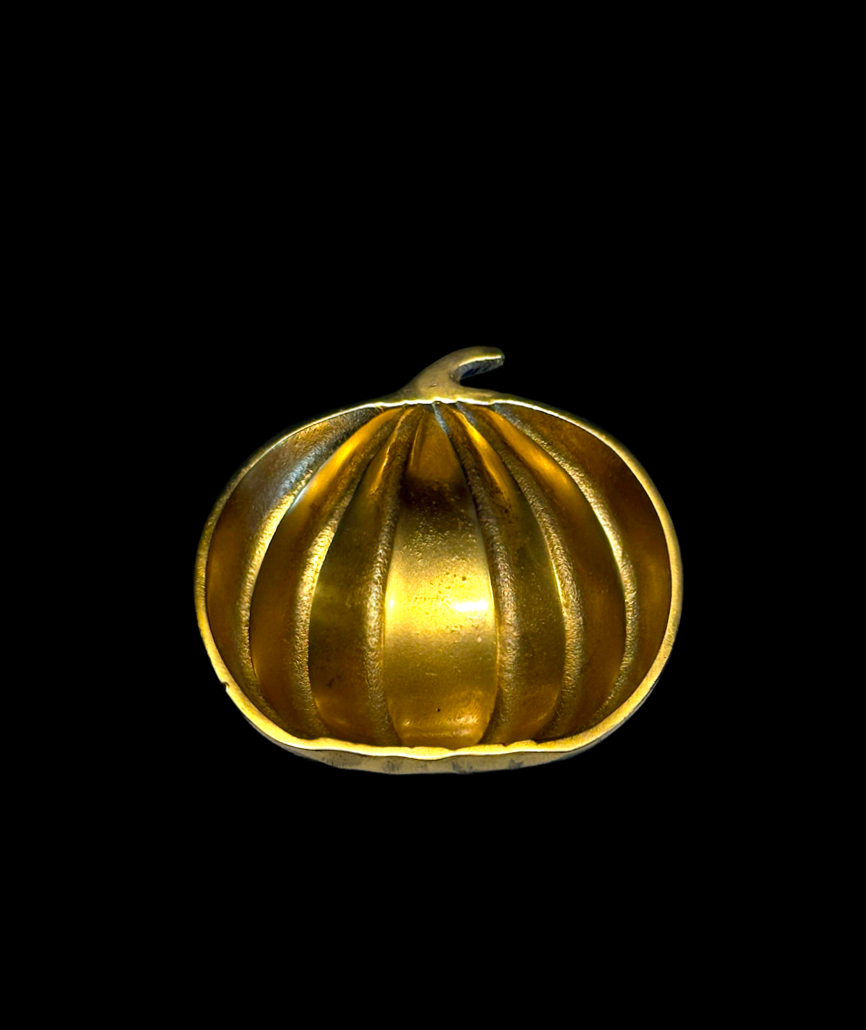 Brass Pumpkin Dish