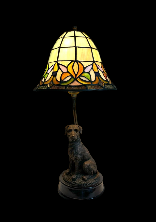 Vintage Dog Lamp