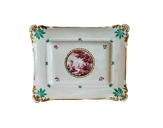 Vintage Italian Porcelain Plate