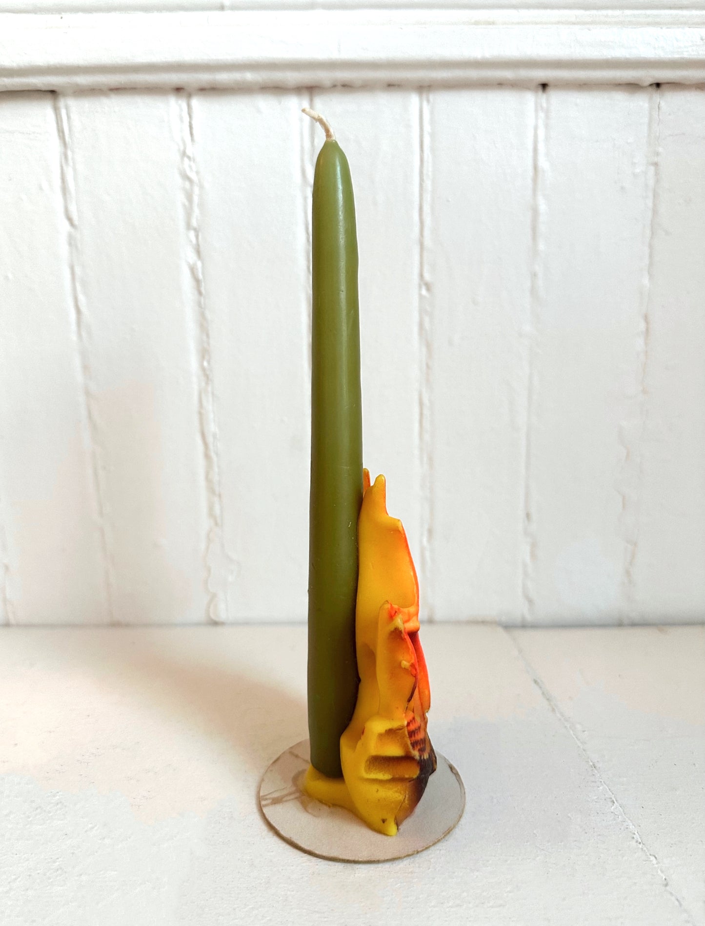 Vintage Gurley Thanksgiving Mayflower Ship Candle