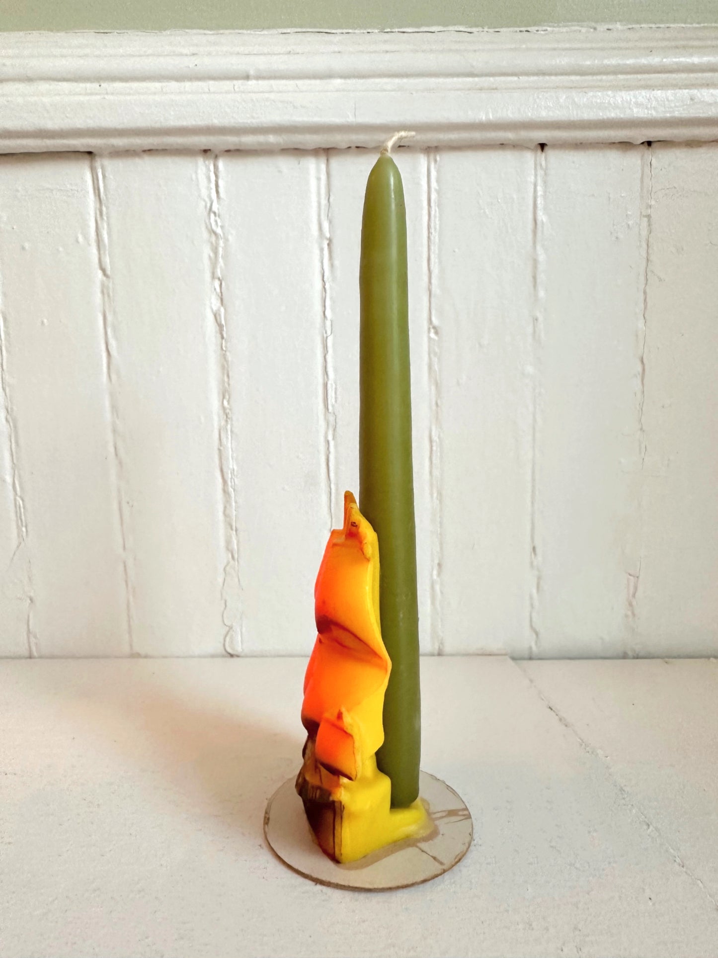 Vintage Gurley Thanksgiving Mayflower Ship Candle