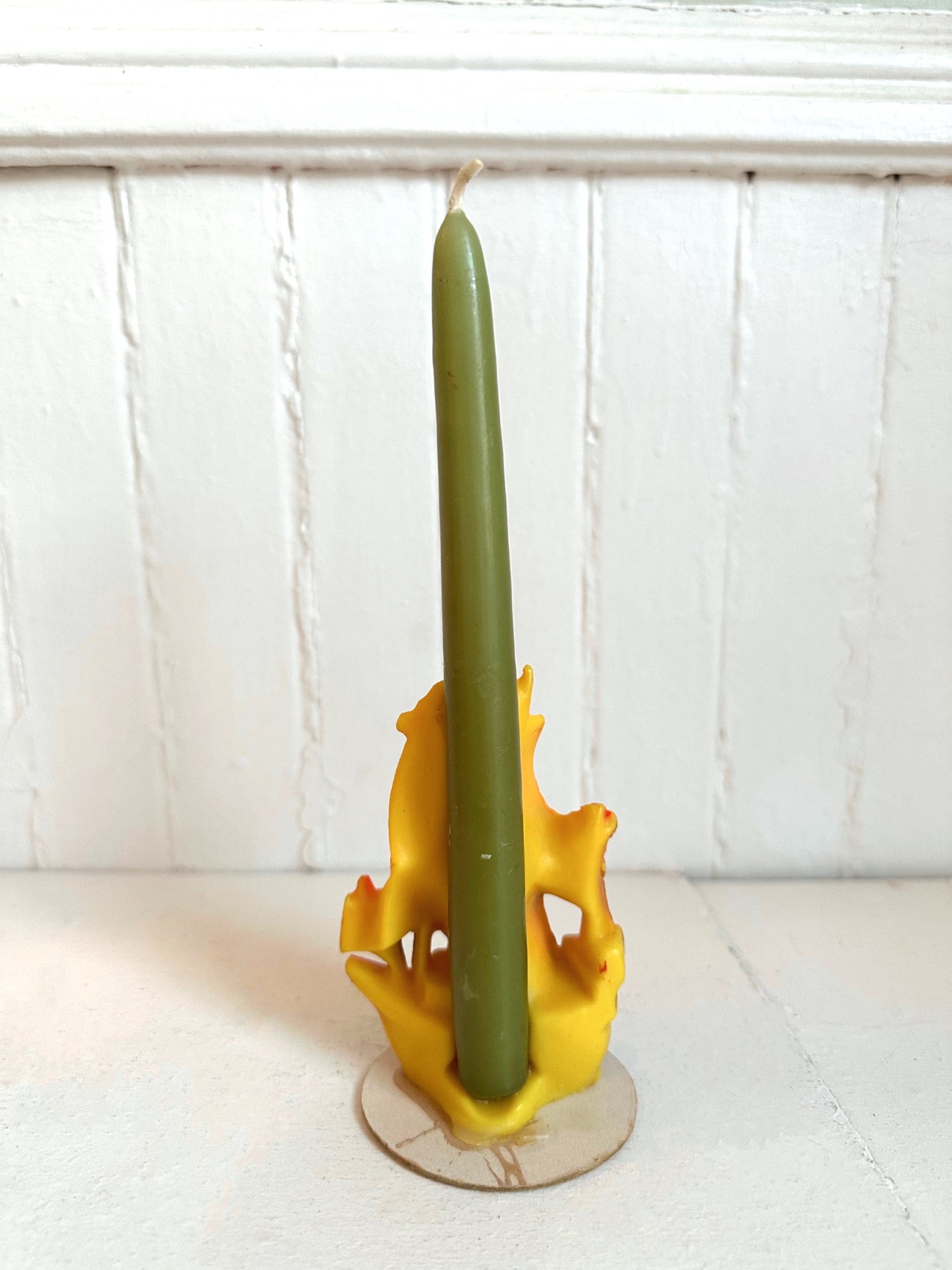 Vintage Gurley Thanksgiving Mayflower Ship Candle