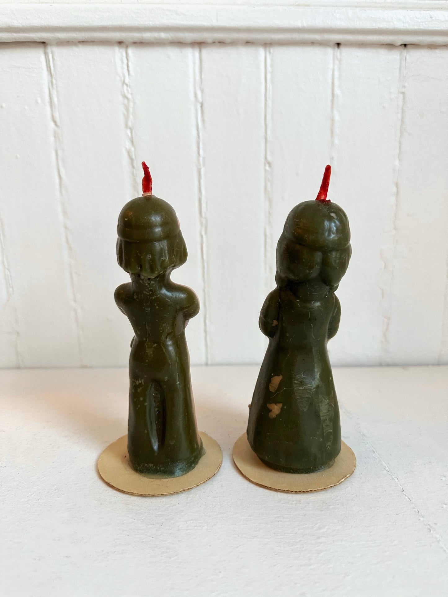 Vintage Gurley Thanksgiving Native American Candles