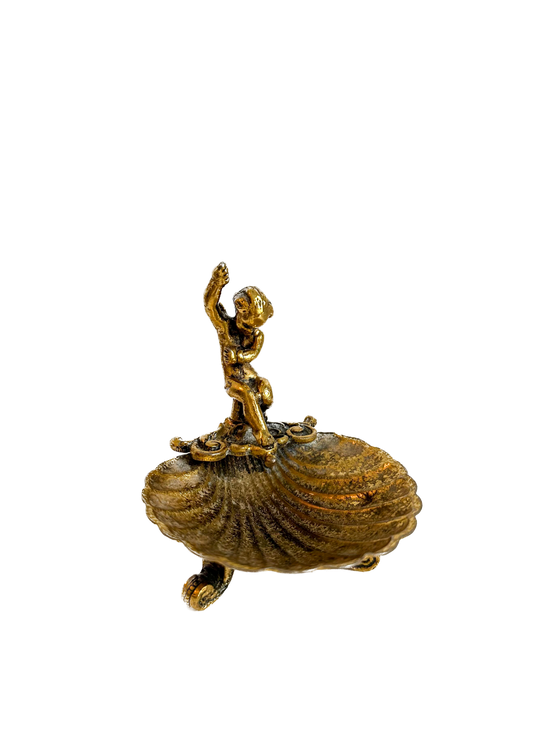 Mini Cherub Shell Ring Dish