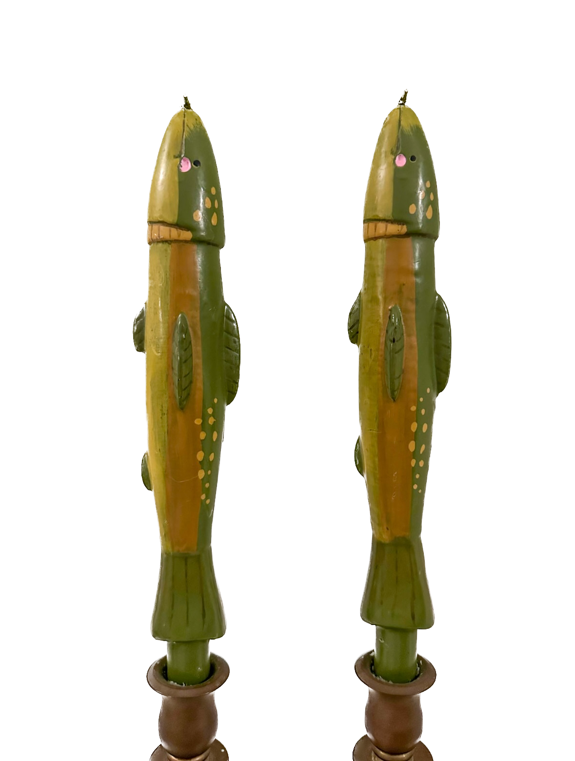 Vintage Fish Taper Candles