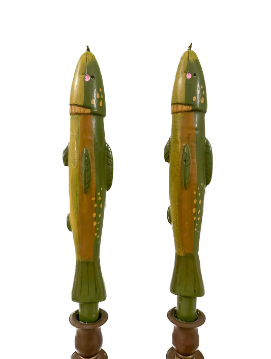 Vintage Fish Taper Candles