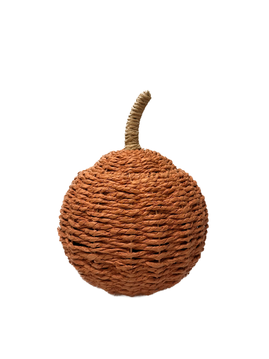Vintage Wicker Pumpkin Basket