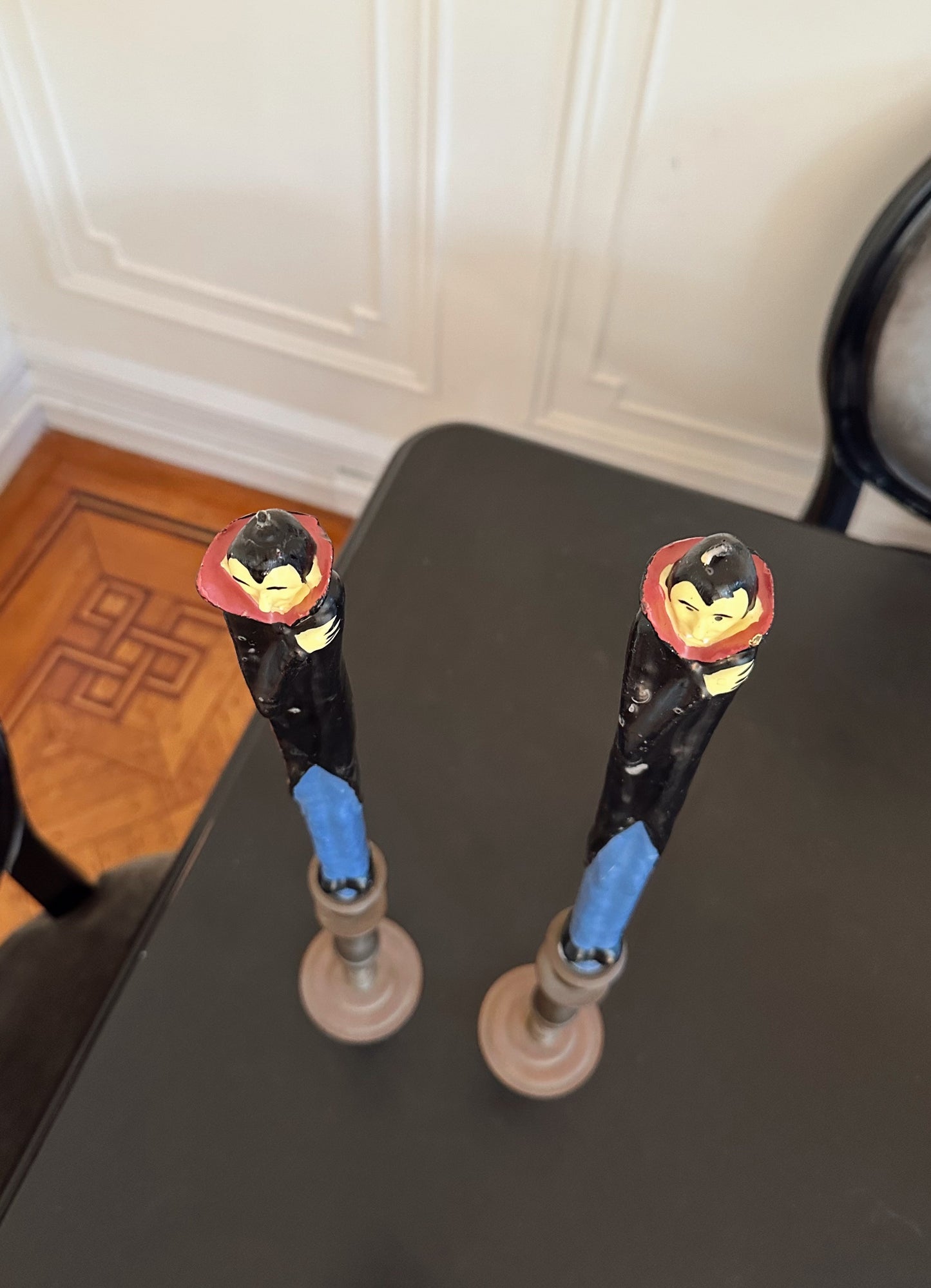 Vintage Vampire Taper Candles