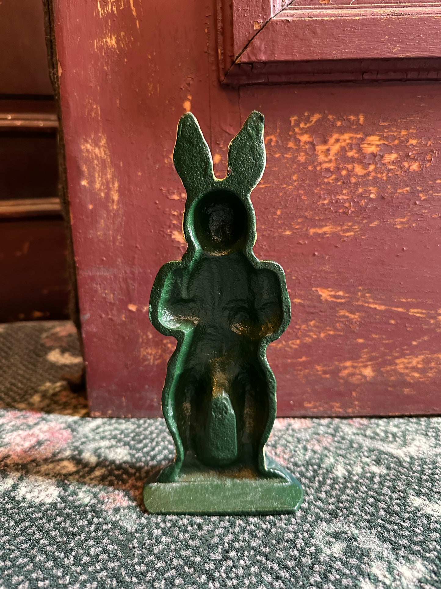 Vintage Cast Iron Rabbit Door Stop