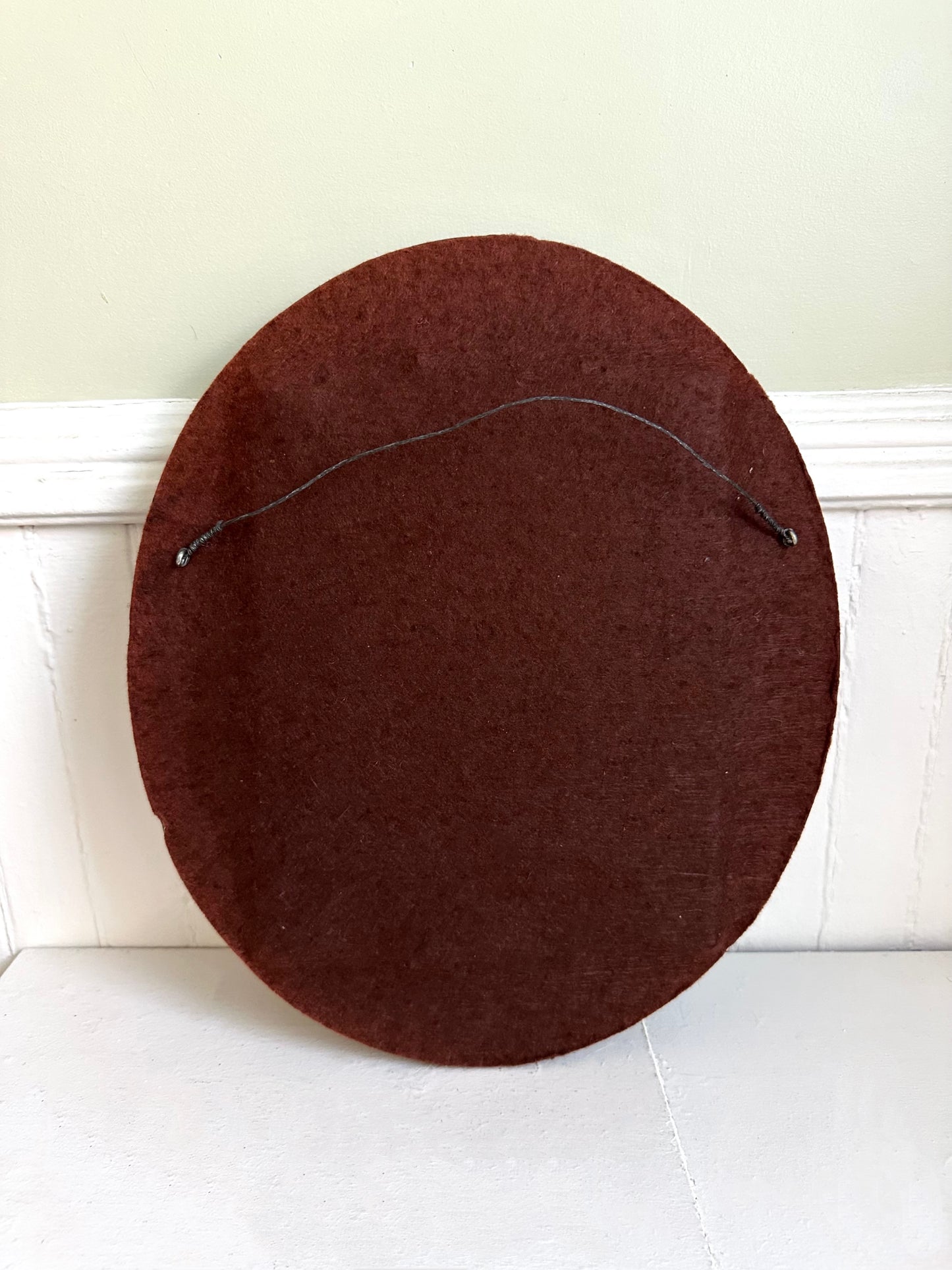 Vintage Floral Framed Needlepoint