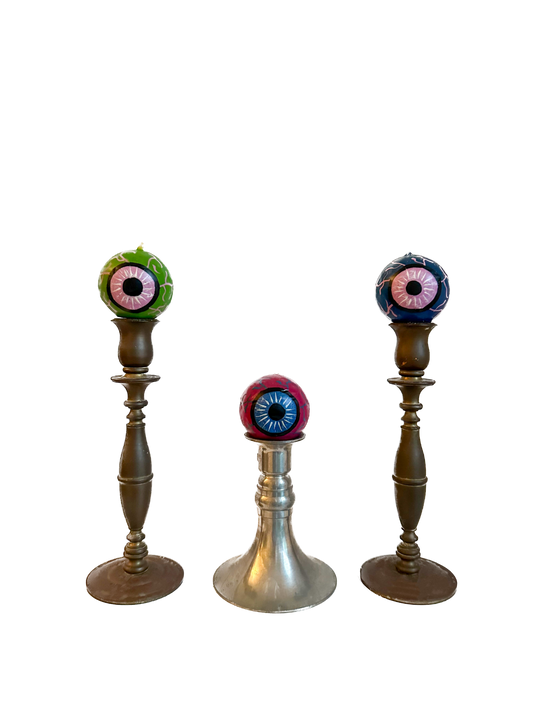 Vintage Round Eye Ball Candle
