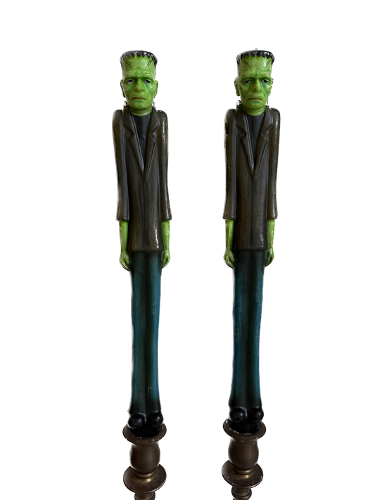 Vintage Frankenstein Taper Candles